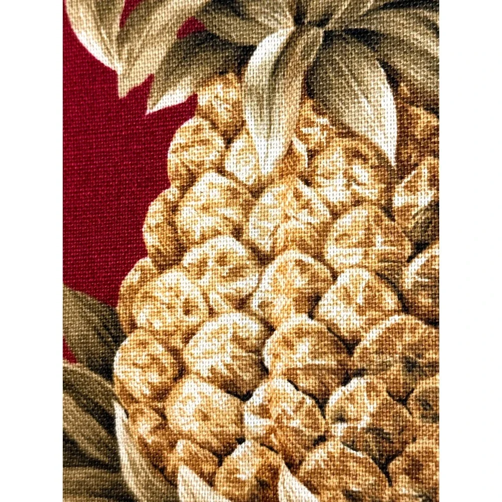 Vtg‎ Pineapples Fabric 25